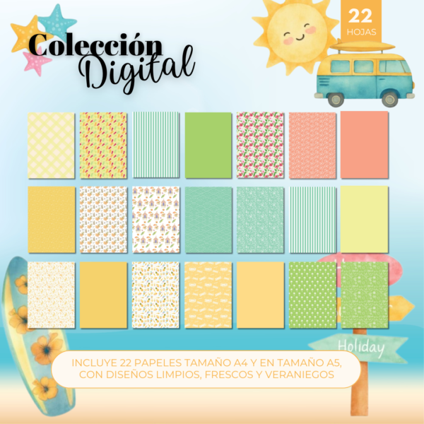 Colección digital "Summer"