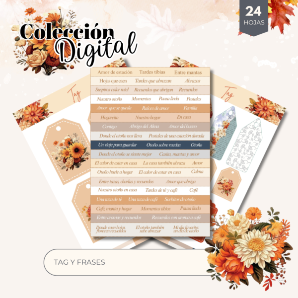 Colección digital "Letters from Autumm"