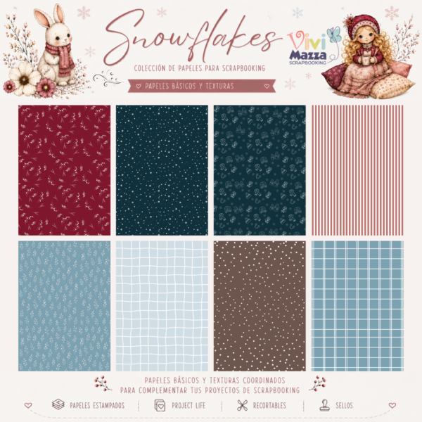 Colección digital "Snowflakes"