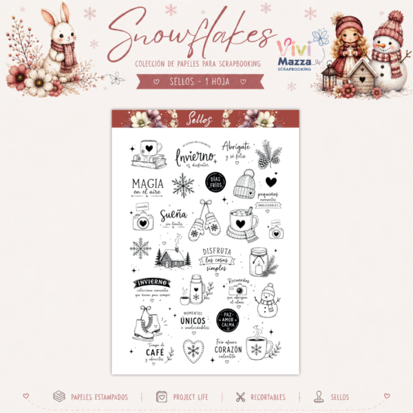 Colección digital "Snowflakes"