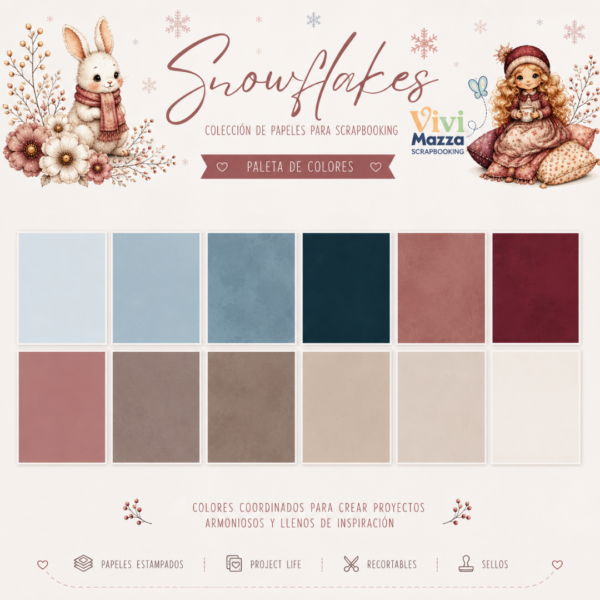 Colección digital "Snowflakes"